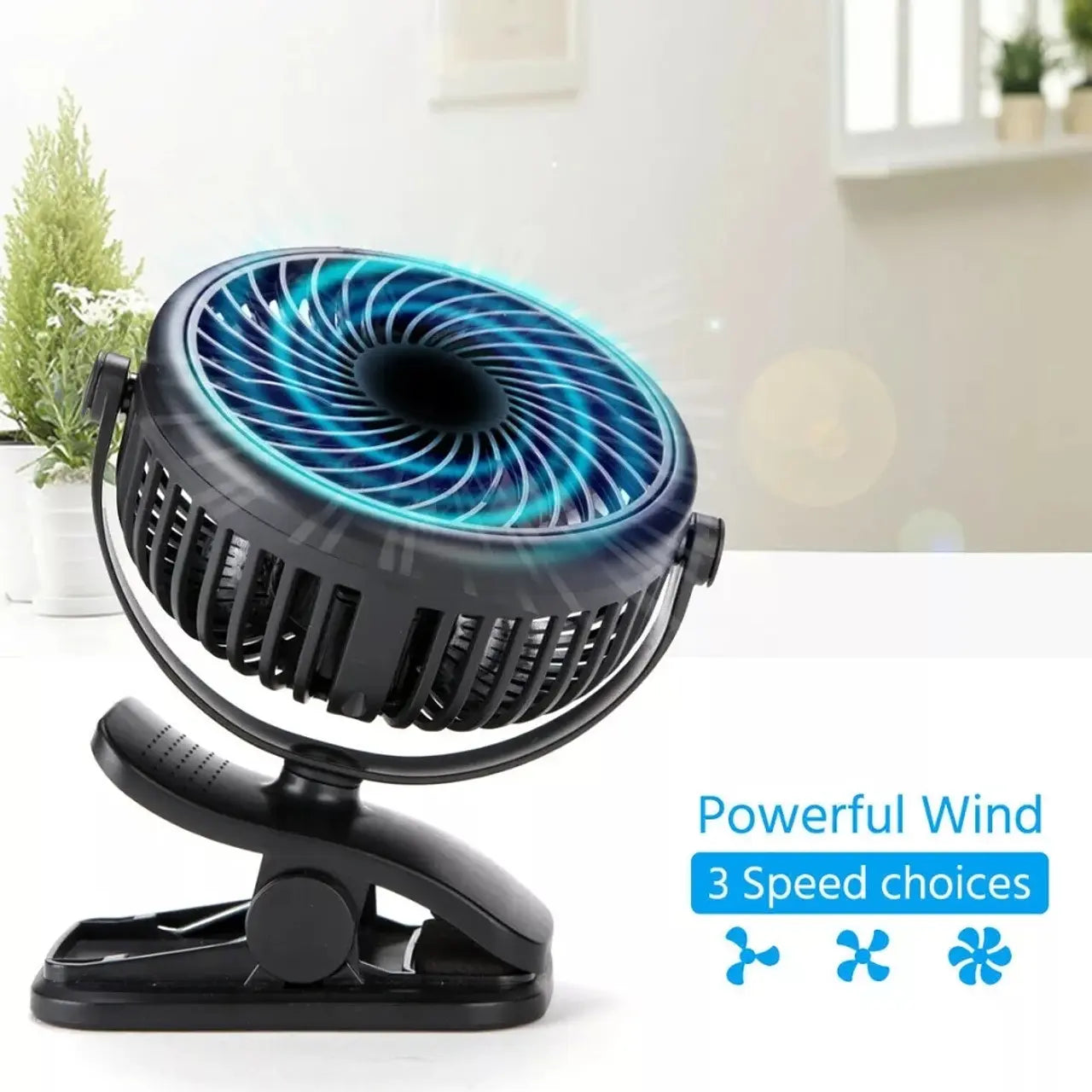 ventilador con pinza